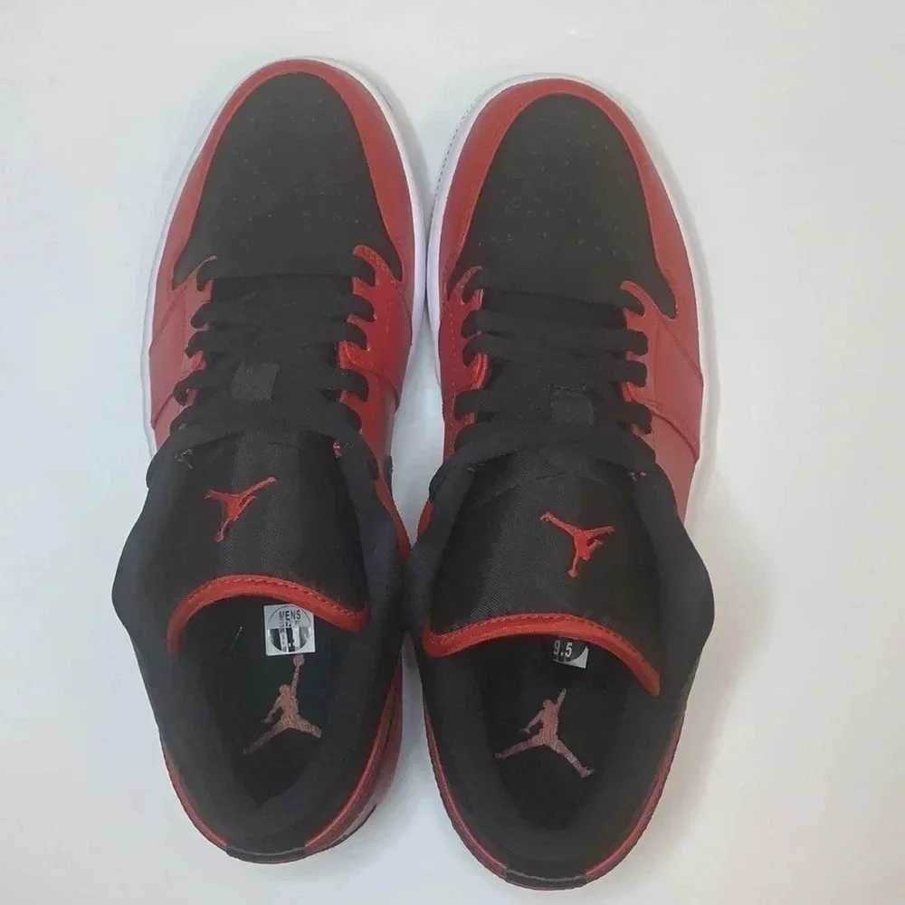 Jordan 1 Low Reverse Bred Sneakers Gym 9.5 New